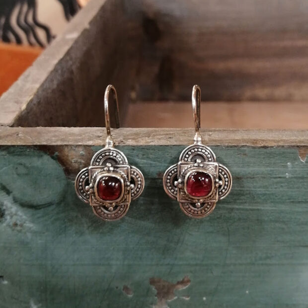 Handmade silver earrings