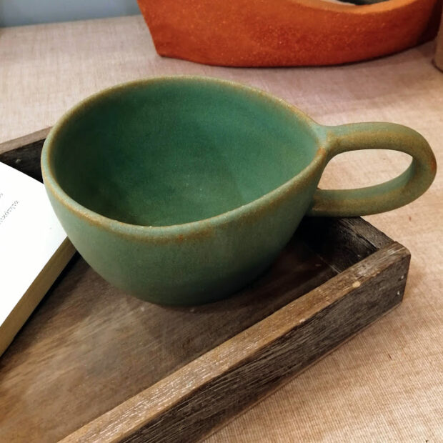 Ceramic handmade large cup