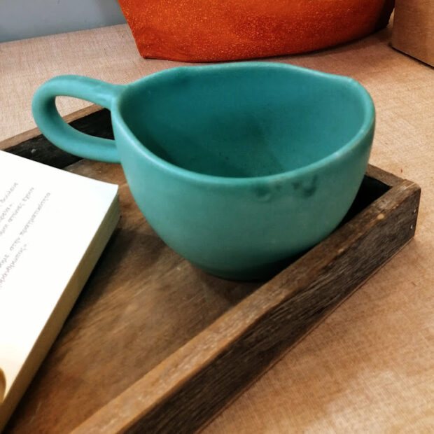 Ceramic handmade large cup